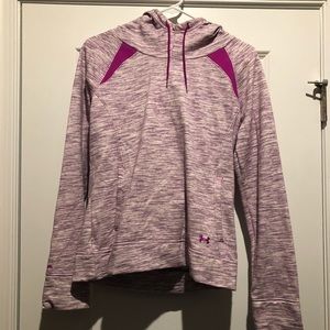 Underarmour purple cold gear hoodie size M